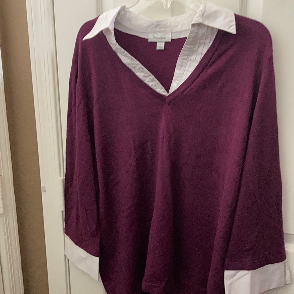 FINAL MARKDOWN Ladies dressbarn top one piece two piece look 1x